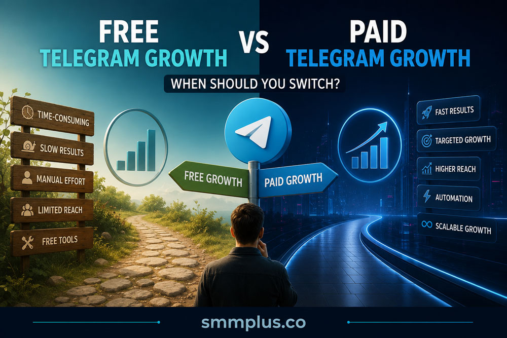 Free Telegram Growth vs Paid Growth
